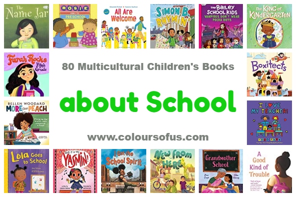 80 Multicultural Children’s Books about School