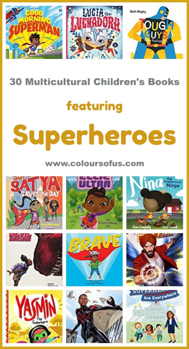 Multicultural Children's Books Featuring Superheroes 