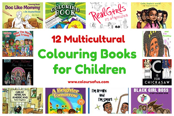12 Multicultural Colouring Books for Children