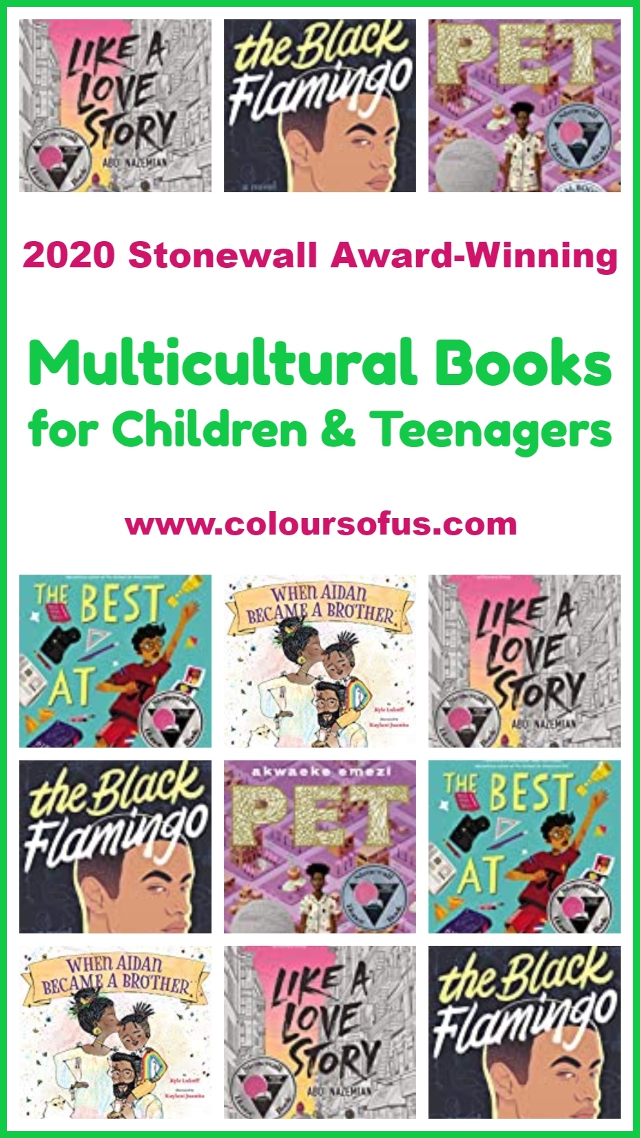 2020 Stonewall Award-Winning Children's Books - Colours Of Us