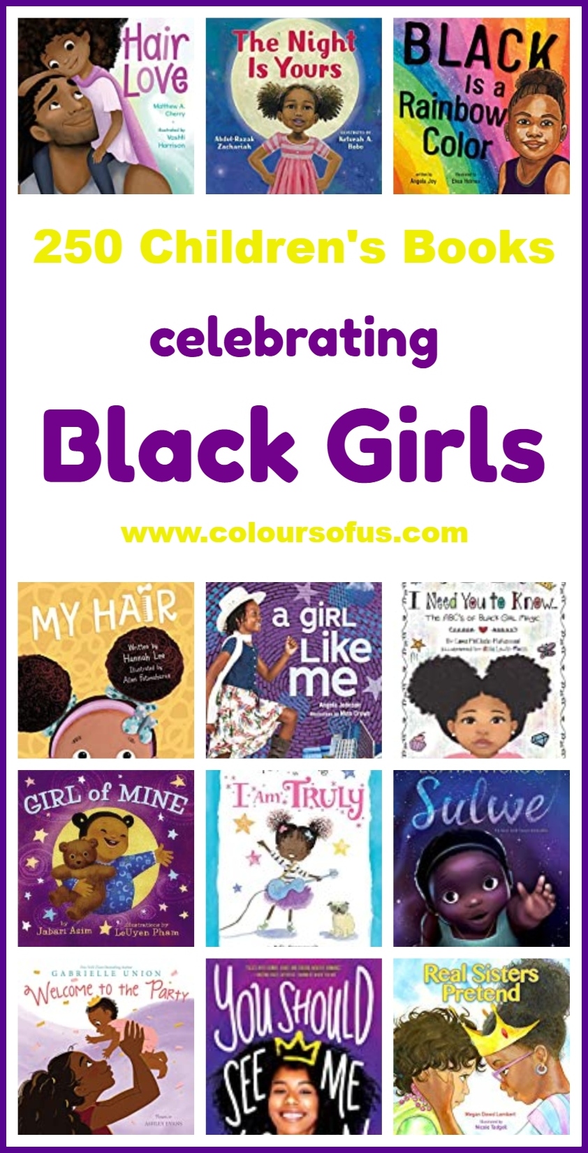 250 Children's Books Celebrating Black Girls Colours of Us