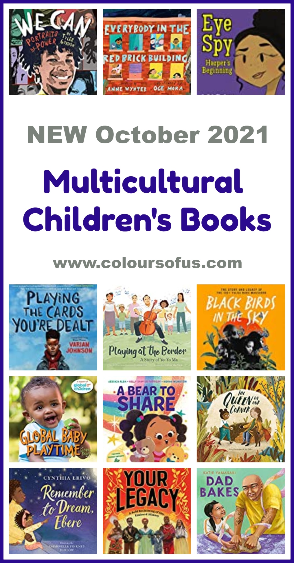 NEW Multicultural Children's Books October 2021 - Colours Of Us